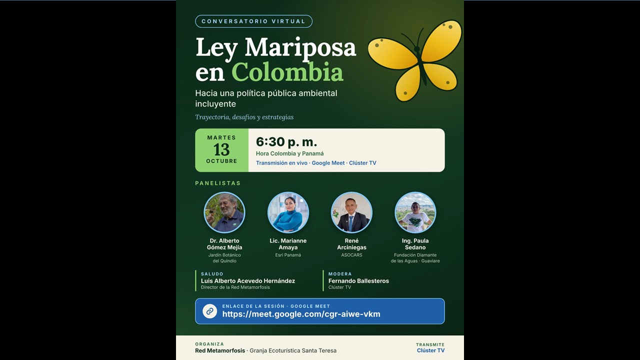 EL VUELO DE LA MARIPOSA Conservación, mantenimiento de plantas hospederas nativas, protección de hábitat y apoyo a especies amenazadas. Ley sobre zoo-cría de mariposas
